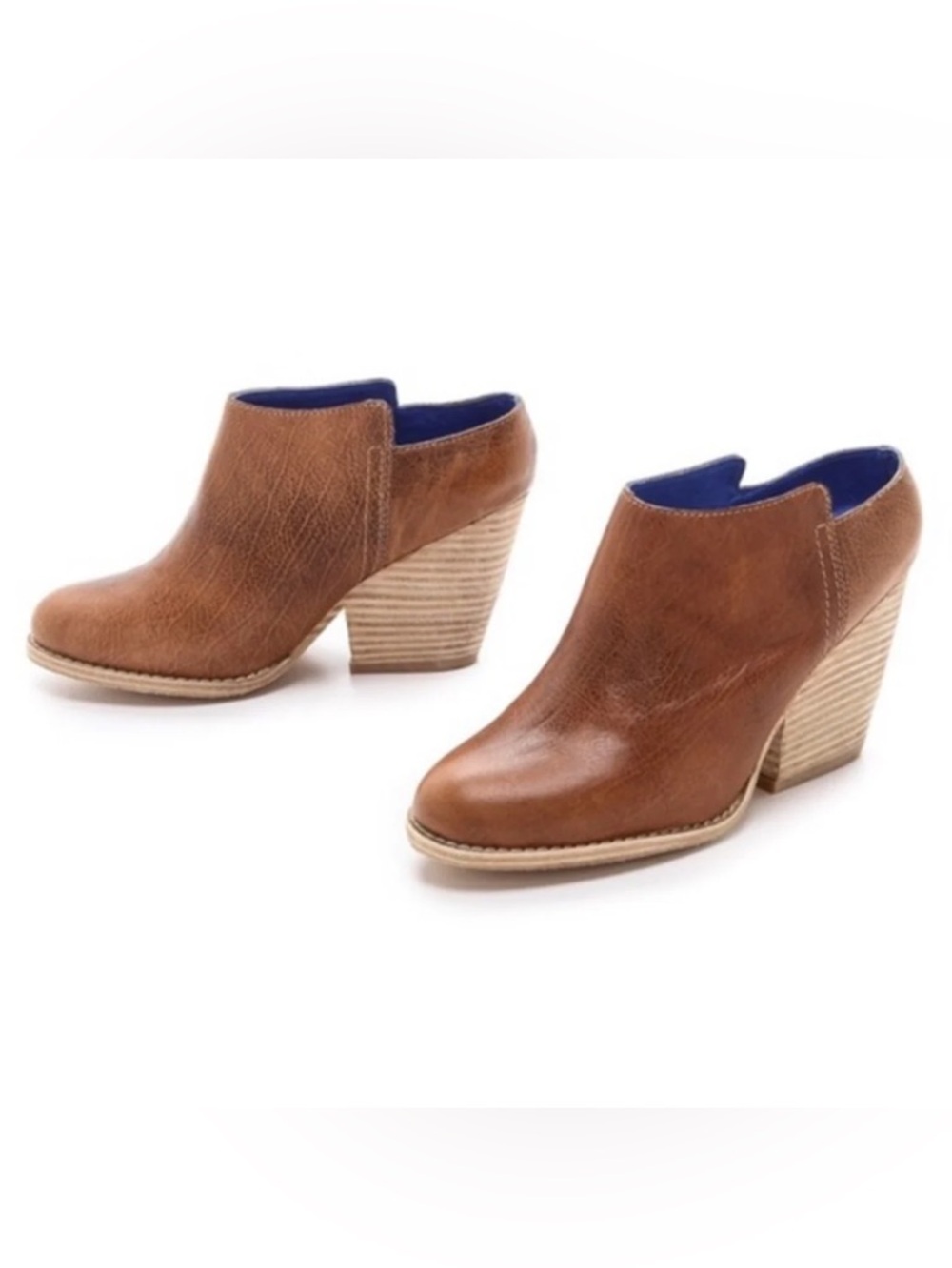 Jeffrey Cambell Ibiza all leather stacked cork clog mules